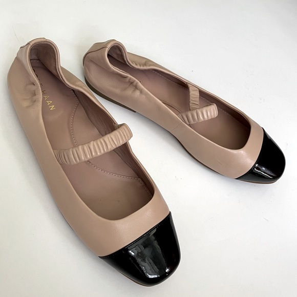 Chic two color ballerina flats - Picture 3 of 6